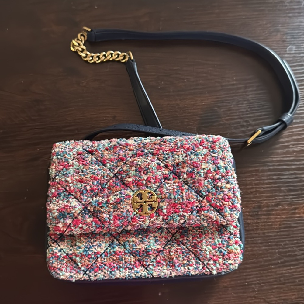 Tory Burch Multicolor Tweed Crossbody/Waist Bag